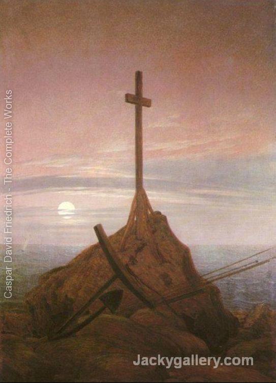The Cross on the Baltic by Caspar David Friedrich paintings reproduction